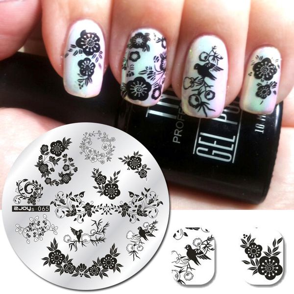 wakefulness 1pcs nail stamping plates flowers bird pattern nail art stamp stamping template image plate stencil nails tool, White
wakefulness 1pcs nail stamping plates flowers bird pattern nail art stamp stamping template image plate stencil nails tool, White