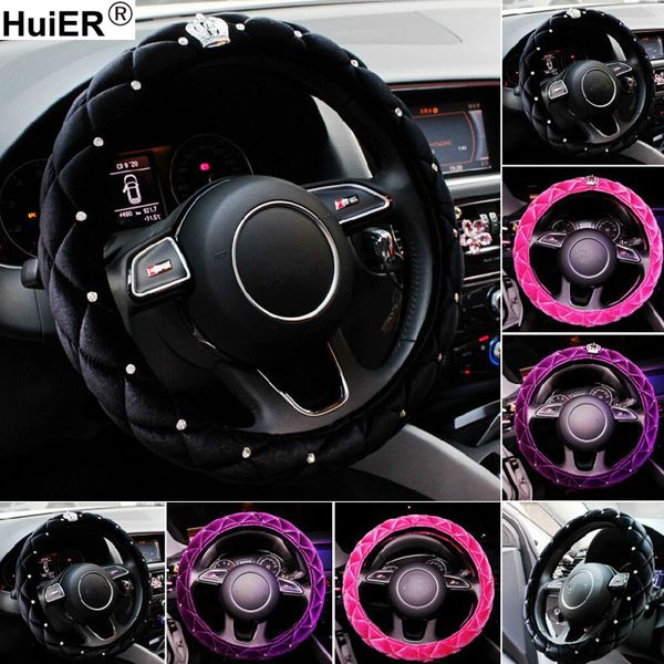 huier car steering wheel cover crystal crown high level plush anti-slip for 37-38cm/15" auto steering wheel car-styling cover
huier car steering wheel cover crystal crown high level plush anti-slip for 37-38cm/15" auto steering wheel car-styling cover