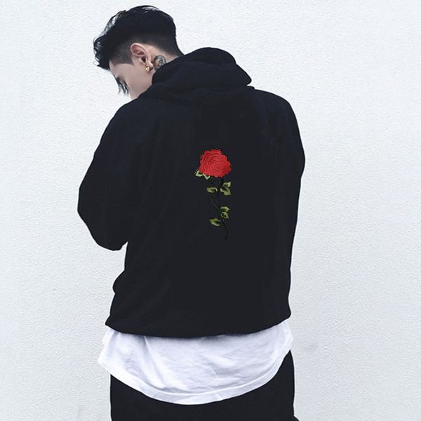 2020 men hoodies sweatshirt streetwear simple rose embroidery hoodies hip hop collge lovers hoodie sweat homme, Black
2020 men hoodies sweatshirt streetwear simple rose embroidery hoodies hip hop collge lovers hoodie sweat homme, Black