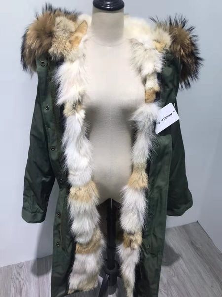 dhl brown raccoon fur trim mukla furs brand women snow coats brown white coyote fur lining army green long parkas snow coats, Black
dhl brown raccoon fur trim mukla furs brand women snow coats brown white coyote fur lining army green long parkas snow coats, Black