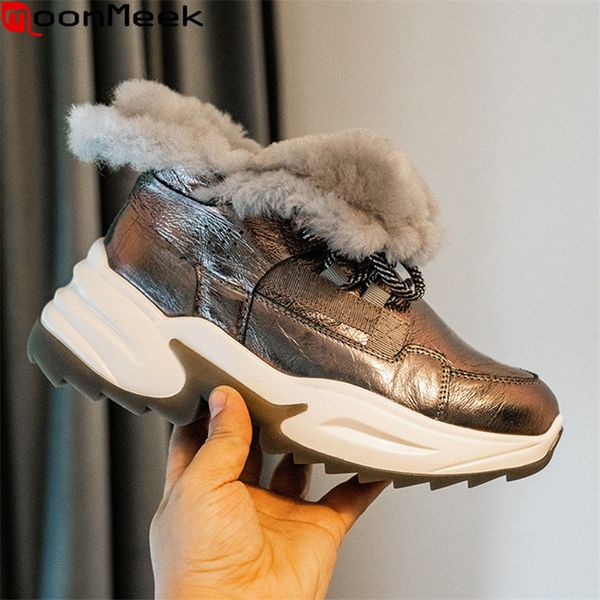 moonmeek 2020 new brand fashion women sneakers winter keep warm lace up casual shoes shoes woman sneakers, Black
moonmeek 2020 new brand fashion women sneakers winter keep warm lace up casual shoes shoes woman sneakers, Black