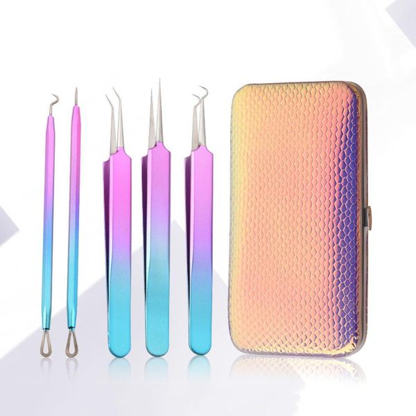 5pcs stainless steel blackhead remover tool kit professional blackhead acne comedone pimple blemish extractor beauty tool
5pcs stainless steel blackhead remover tool kit professional blackhead acne comedone pimple blemish extractor beauty tool