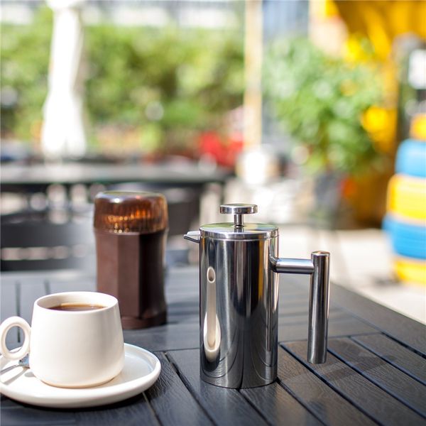 coffee press stainless steel french press cafetiere coffee maker double walled construction 3 pieces gifts 350 700 1000ml
coffee press stainless steel french press cafetiere coffee maker double walled construction 3 pieces gifts 350 700 1000ml