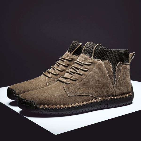 leisure leather men sneakers outdoor patchwork travel essential anti-slip peas comfortable male running shoes big size 38-48
leisure leather men sneakers outdoor patchwork travel essential anti-slip peas comfortable male running shoes big size 38-48