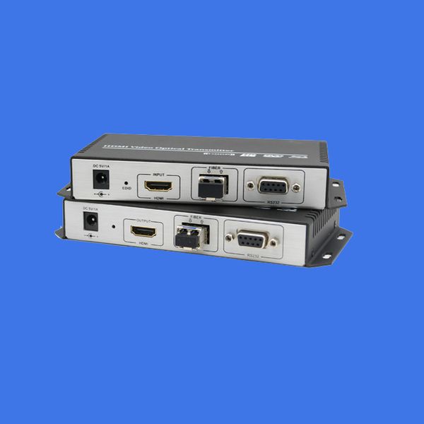 4k/ 3d uhd hdmi over fiber transmitter and receiver; 1x hdmi, 1xrs232, multi mode, 300mtr, dual fiber transmission
4k/ 3d uhd hdmi over fiber transmitter and receiver; 1x hdmi, 1xrs232, multi mode, 300mtr, dual fiber transmission
