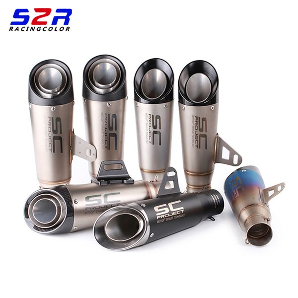 51-60mm universal motorcycle exhaust muffler escape slip-on pipe fit many motorbike scooter atv dirt bike
51-60mm universal motorcycle exhaust muffler escape slip-on pipe fit many motorbike scooter atv dirt bike