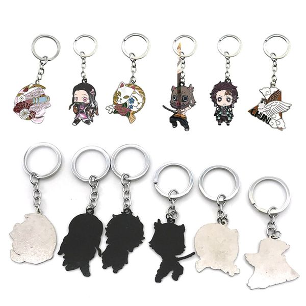 llavero de anime demon slayer: kimetsu no yaiba anime metal keychain personality key ring bag accessories fans gift, Silver
llavero de anime demon slayer: kimetsu no yaiba anime metal keychain personality key ring bag accessories fans gift, Silver