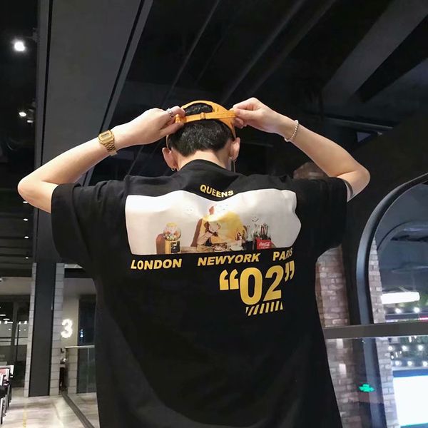 summer youthful vitality loose casual funny t-shirt short-sleeved student youth round neck korean japanese clothes harajuku top, White;black
summer youthful vitality loose casual funny t-shirt short-sleeved student youth round neck korean japanese clothes harajuku top, White;black