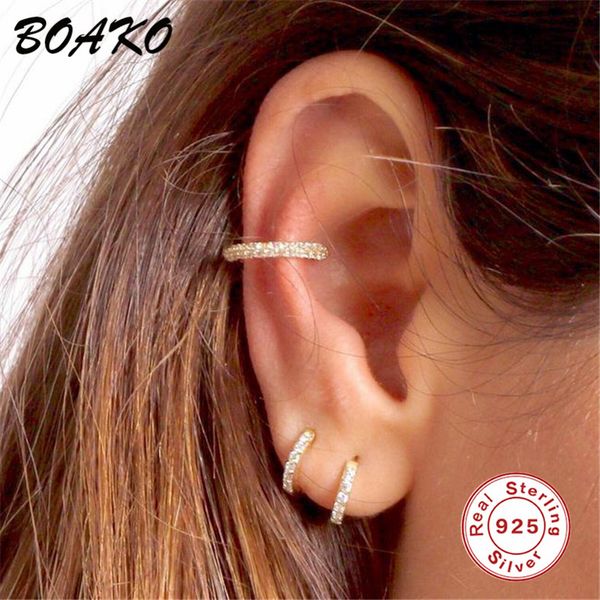 boako fashion 100% 925 sterling silver earrings for women c shaped stud earrings korean shiny crystal round circle, Golden;silver
boako fashion 100% 925 sterling silver earrings for women c shaped stud earrings korean shiny crystal round circle, Golden;silver