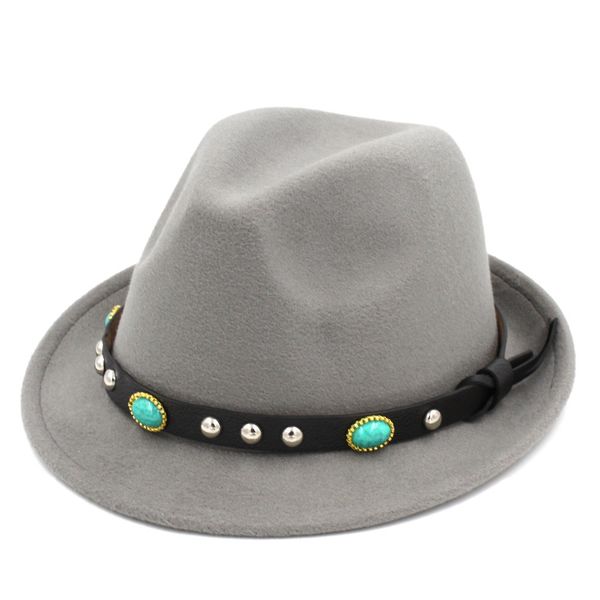 новая мода войлок fedora шляпа cap hat джаз высокое качество мужчины женщины полушерстяные джентльмен бандитский cap, Blue;gray
новая мода войлок fedora шляпа cap hat джаз высокое качество мужчины женщины полушерстяные джентльмен бандитский cap, Blue;gray