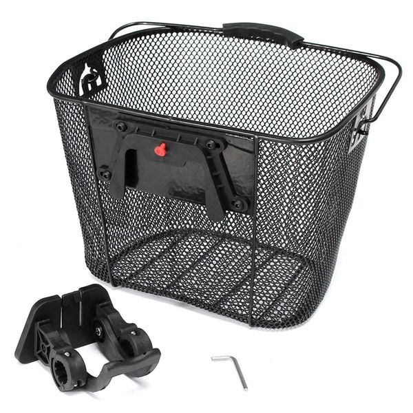metal mesh basket for mtb mountain bike cycling bicycle front foldable basket riding rear pannier quick release shopping handle panniers b
metal mesh basket for mtb mountain bike cycling bicycle front foldable basket riding rear pannier quick release shopping handle panniers b