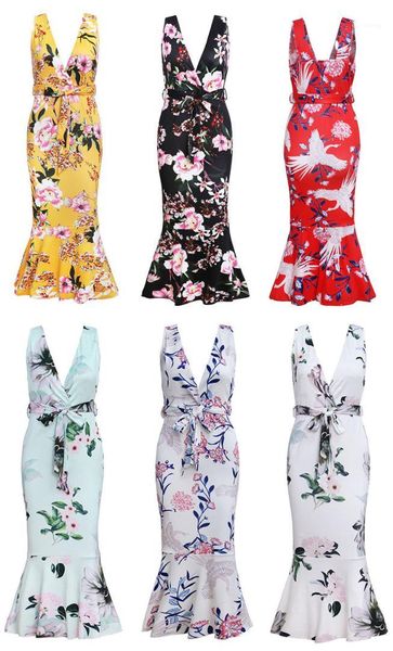 designer dress fashion print v neck womens sleeveless trumpet dress casual females dress spring summer womens, Black;gray
designer dress fashion print v neck womens sleeveless trumpet dress casual females dress spring summer womens, Black;gray
