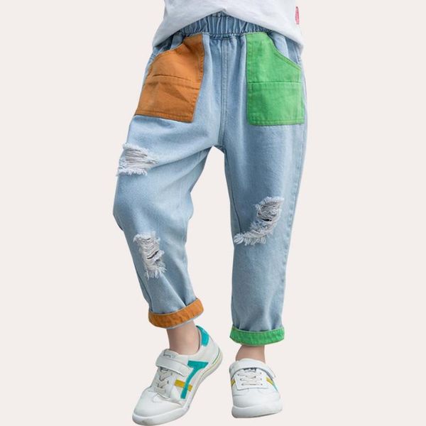 jeans for boys patchwork ripped jeans boys casual style kid's with hole teenage clothes for 6 8 10 12 14, Blue
jeans for boys patchwork ripped jeans boys casual style kid's with hole teenage clothes for 6 8 10 12 14, Blue