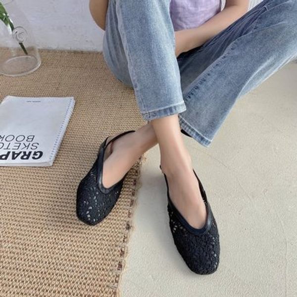 2020 new sandals female summer word buckle fairy wind flat bottom hollow breathable women's shoes, Black
2020 new sandals female summer word buckle fairy wind flat bottom hollow breathable women's shoes, Black