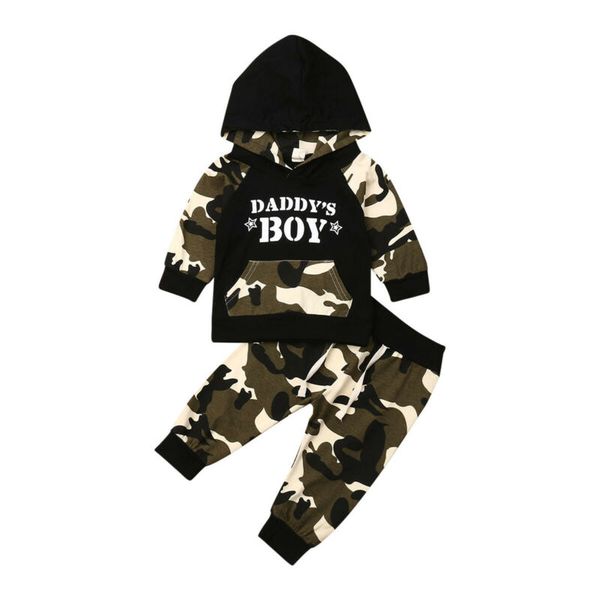 2019 spring autumn toddler kids baby boy 2pcs outfits sets long sleeve hooded + pants camouflage hot, White
2019 spring autumn toddler kids baby boy 2pcs outfits sets long sleeve hooded + pants camouflage hot, White