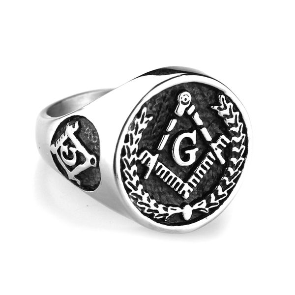 2019 new silver color stainless steel vintage masonic men rings fashion mason ring male hiphop jewelry anel gifts
2019 new silver color stainless steel vintage masonic men rings fashion mason ring male hiphop jewelry anel gifts