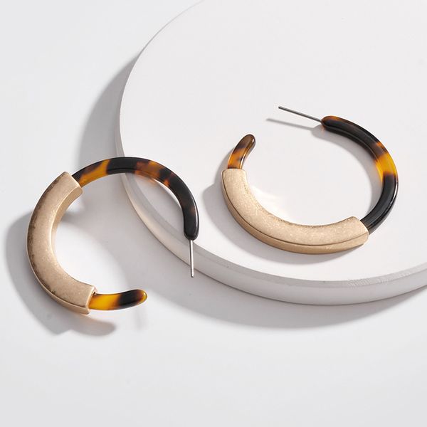 peri'sbox bohemia acrylic acetate circle hoop earrings for women simple leopard tortoise open hoops minimalist retro earrings, Golden;silver
peri'sbox bohemia acrylic acetate circle hoop earrings for women simple leopard tortoise open hoops minimalist retro earrings, Golden;silver