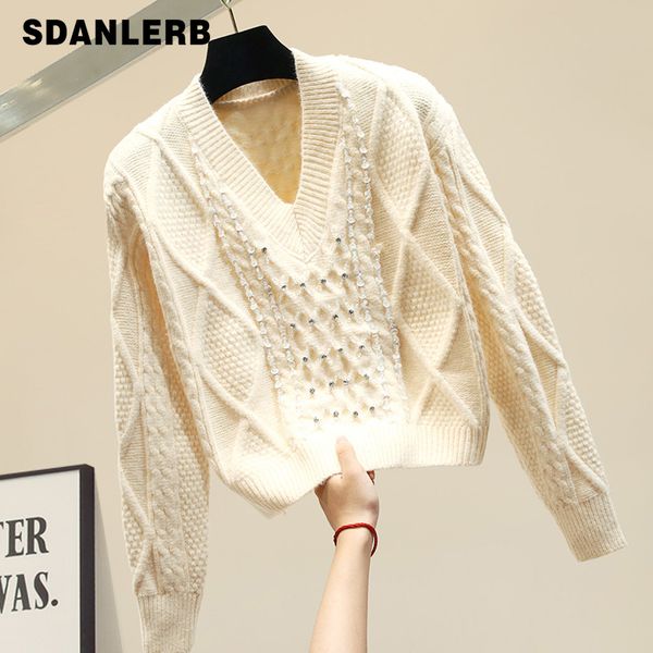 autumn winter knitted sweater women's long sleeves thick warm sweater short pullovers women's loose jumper pullovers mujer, White;black
autumn winter knitted sweater women's long sleeves thick warm sweater short pullovers women's loose jumper pullovers mujer, White;black