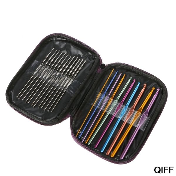 wholesale multi aluminum plastic bamboo crochet hooks knitting needles diy weave yarn set may06, Black
wholesale multi aluminum plastic bamboo crochet hooks knitting needles diy weave yarn set may06, Black