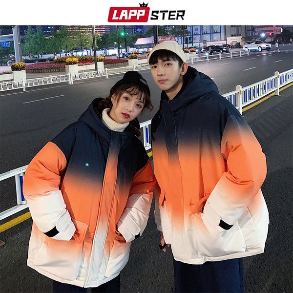 lappster couple gradient streetwear winter jacket 2019 parka mens warm hip hop hooded parkas casual men korean fashiosn coat, Black
lappster couple gradient streetwear winter jacket 2019 parka mens warm hip hop hooded parkas casual men korean fashiosn coat, Black