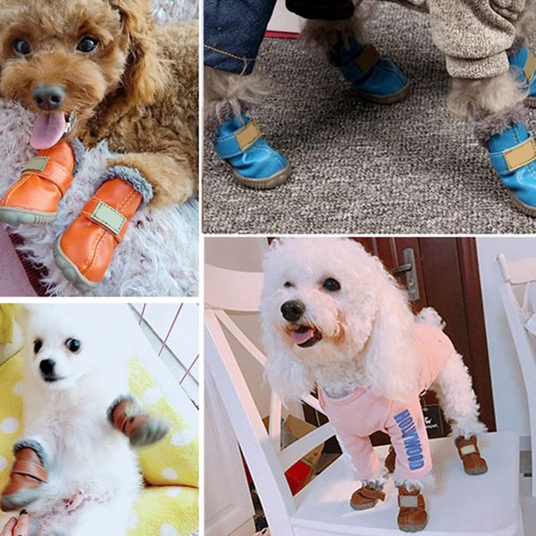 pet winter waterproof shoes 4pcs/lot dog paw warm protector boots with anti-slip sole
pet winter waterproof shoes 4pcs/lot dog paw warm protector boots with anti-slip sole