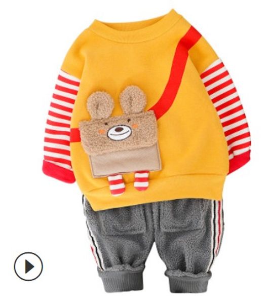 new style baby boy girls clothing sets children kids clothes winter suit toddler bear head and pants casual 2 piece suit, White
new style baby boy girls clothing sets children kids clothes winter suit toddler bear head and pants casual 2 piece suit, White