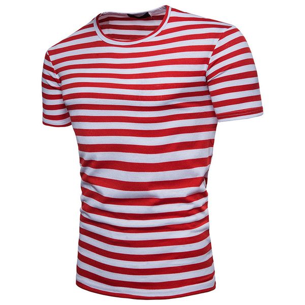 stripe printed mens designer tshirts fashion crew neck short sleeve mens summer mens plus size clothes, White;black
stripe printed mens designer tshirts fashion crew neck short sleeve mens summer mens plus size clothes, White;black