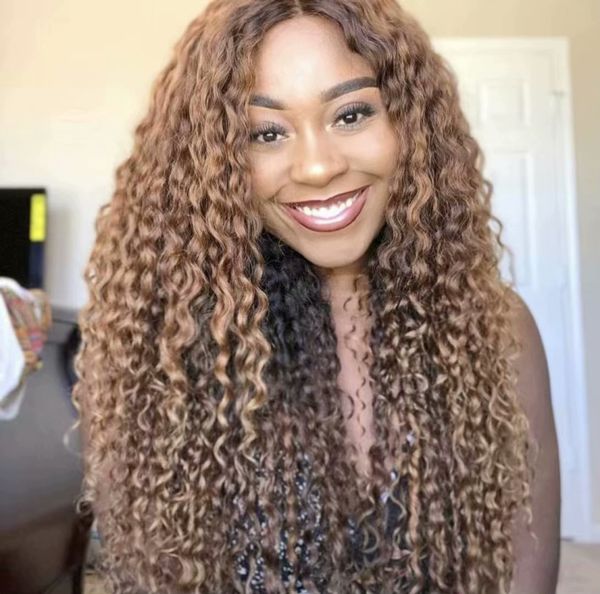 #27 full lace human hair wig kinky curly brazilian hair part 150% density remy wig with pre plucked natural hairline, Black;brown
#27 full lace human hair wig kinky curly brazilian hair part 150% density remy wig with pre plucked natural hairline, Black;brown