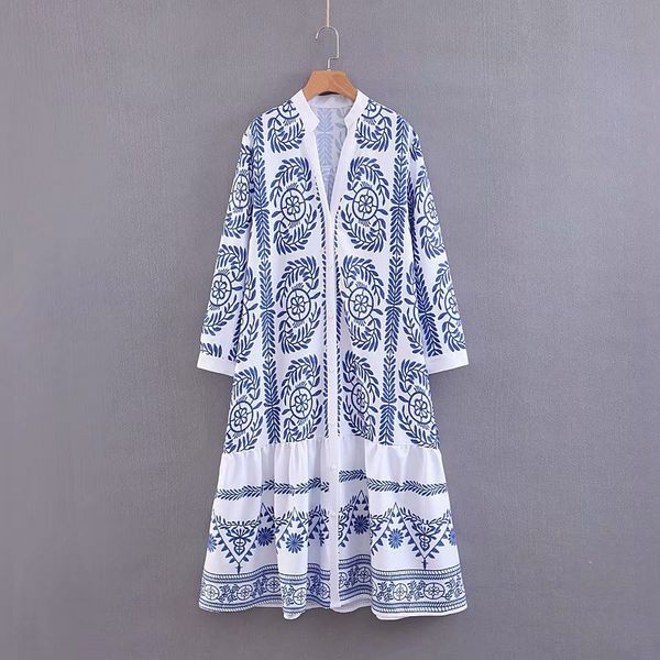 new arrival xl50-1920 european and american fashion printing v-neck dress, Black;gray
new arrival xl50-1920 european and american fashion printing v-neck dress, Black;gray