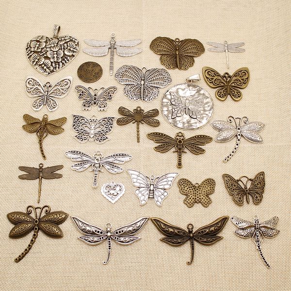 30 pieces supplies for jewelry materials animal big dragonfly butterfly hj042, Bronze;silver
30 pieces supplies for jewelry materials animal big dragonfly butterfly hj042, Bronze;silver