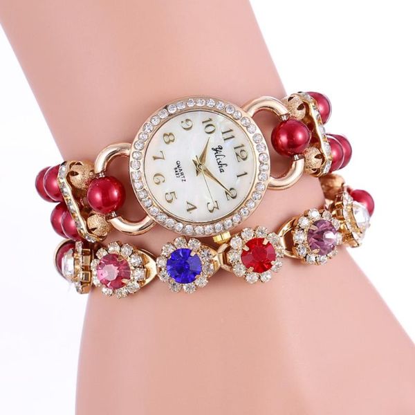 new listing fashioncrystal rhinestoneswomen watch pearl bracelet watch fashion women quartz accessories, Slivery;brown
new listing fashioncrystal rhinestoneswomen watch pearl bracelet watch fashion women quartz accessories, Slivery;brown