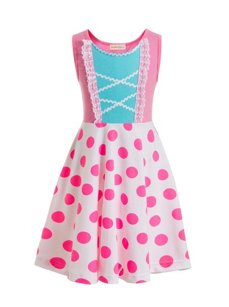 4 bo peep costume for children bo peep dresses for kids birthday party dresses princess polka dot costume, Red;yellow
4 bo peep costume for children bo peep dresses for kids birthday party dresses princess polka dot costume, Red;yellow