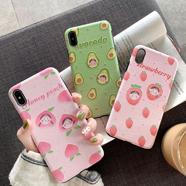 for iphone xs max x xr phone case fruit girl cartoon for iphone 7 8 6 plus silk embossed soft cell phone cases
for iphone xs max x xr phone case fruit girl cartoon for iphone 7 8 6 plus silk embossed soft cell phone cases