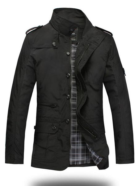 men trench coat fashion designer man medium-long spring autumn slim jacket windbreaker male plus size, Tan;black
men trench coat fashion designer man medium-long spring autumn slim jacket windbreaker male plus size, Tan;black