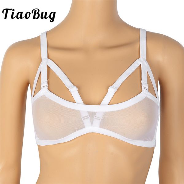 tiaobug women lingerie soft mesh see through adjustable spaghetti straps wire-no pad bra ladies intimates bralette, Red;black
tiaobug women lingerie soft mesh see through adjustable spaghetti straps wire-no pad bra ladies intimates bralette, Red;black