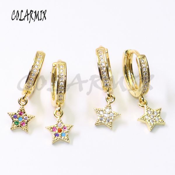5 pairs tiny star earrings crystal earrings small hook rainbow crystal accessories for women 50794, Silver
5 pairs tiny star earrings crystal earrings small hook rainbow crystal accessories for women 50794, Silver