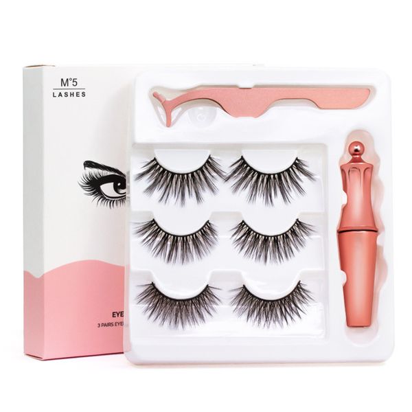 magnetic eyelashes eyeliner set with tweezer 3 pairs 3d faux mink eye lashes liquid eyes liner false eyelash kit gift box
magnetic eyelashes eyeliner set with tweezer 3 pairs 3d faux mink eye lashes liquid eyes liner false eyelash kit gift box
