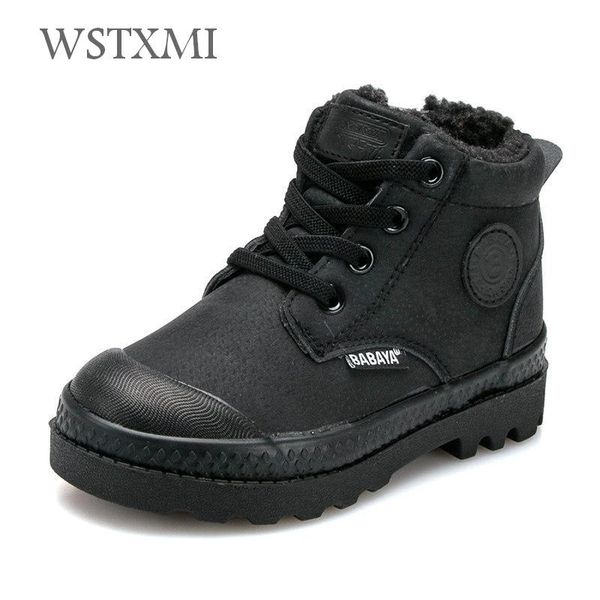 winter children boots for boys ankle martin boots plus warm shoes girls leather snow casual waterproof kids sports, Black;grey
winter children boots for boys ankle martin boots plus warm shoes girls leather snow casual waterproof kids sports, Black;grey