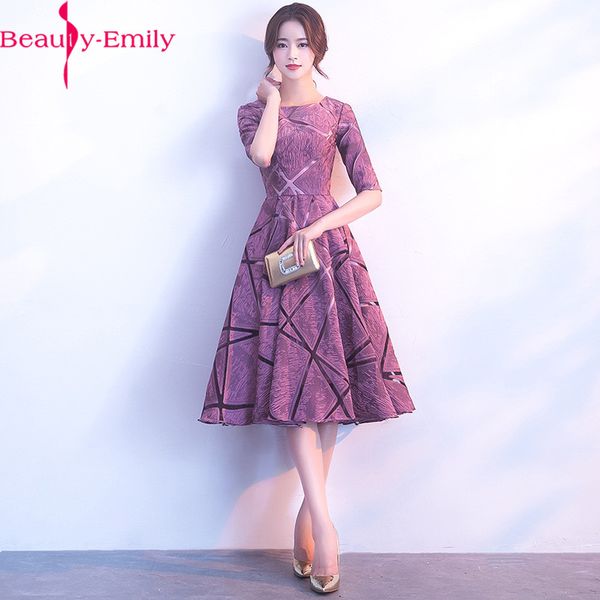 beauty emily 2019 burgundy evening dresses short front long back party gowns lace o neck vestidos de festa formal party dress, White;black
beauty emily 2019 burgundy evening dresses short front long back party gowns lace o neck vestidos de festa formal party dress, White;black