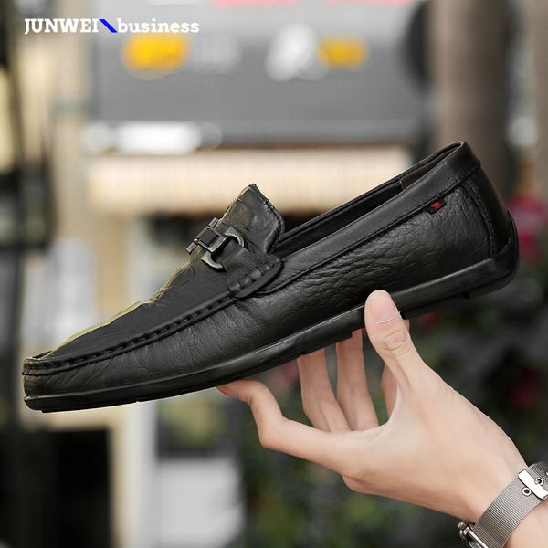 shoes casual men outdoor summer breathable fashion men shoes genuine leather loafers moccasins slip on men's flats l5, Black
shoes casual men outdoor summer breathable fashion men shoes genuine leather loafers moccasins slip on men's flats l5, Black