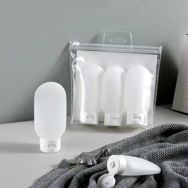 set 60ml empty silicone travel kit packing press bottle for lotion shampoo bath small sample containers can be brought on board
set 60ml empty silicone travel kit packing press bottle for lotion shampoo bath small sample containers can be brought on board