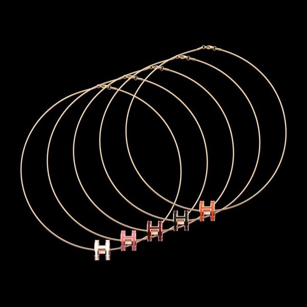 factory wholesale h oval solid drop necklace h hard ring necklace hard ring men's and women's h necklace multicolor, Golden;silver
factory wholesale h oval solid drop necklace h hard ring necklace hard ring men's and women's h necklace multicolor, Golden;silver