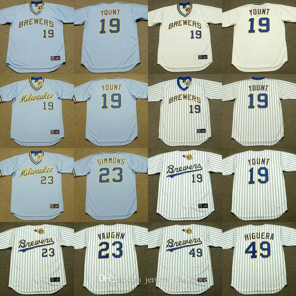 milwaukee 19 robin yount 24 ben oglivie 44 hank aaron 23 greg vaughn 20 gorman thomas 50 pete vuckovich baseball jersey stitched, Blue;black
milwaukee 19 robin yount 24 ben oglivie 44 hank aaron 23 greg vaughn 20 gorman thomas 50 pete vuckovich baseball jersey stitched, Blue;black