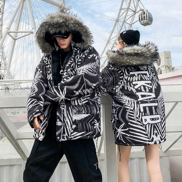 fur hooded thick winter jackets and coats men and women streetwear letter print loose windbreaker bomber jackets mens parka, Black
fur hooded thick winter jackets and coats men and women streetwear letter print loose windbreaker bomber jackets mens parka, Black