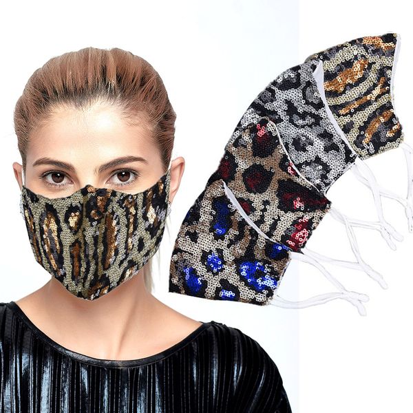 fashion bling bling leopard sequins face mask dustproof mouth masks designer washable reusable women face mask
fashion bling bling leopard sequins face mask dustproof mouth masks designer washable reusable women face mask