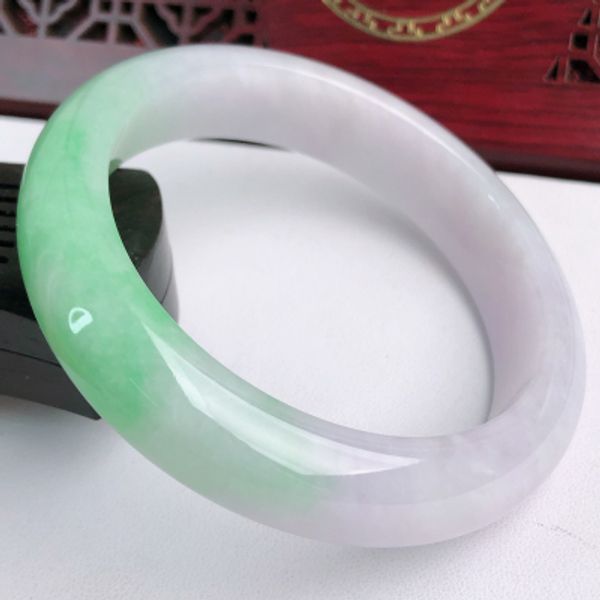 zheru jewelry natural myanmar jadeite 54-64mm light purple two-color bracelet elegant princess jewelry gift, Golden;silver
zheru jewelry natural myanmar jadeite 54-64mm light purple two-color bracelet elegant princess jewelry gift, Golden;silver