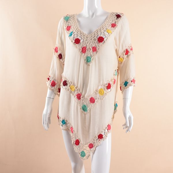 a3208 beach tunics women swimsuit knitted crochet floral beach dress bikini coverup plus size outing pareo
a3208 beach tunics women swimsuit knitted crochet floral beach dress bikini coverup plus size outing pareo
