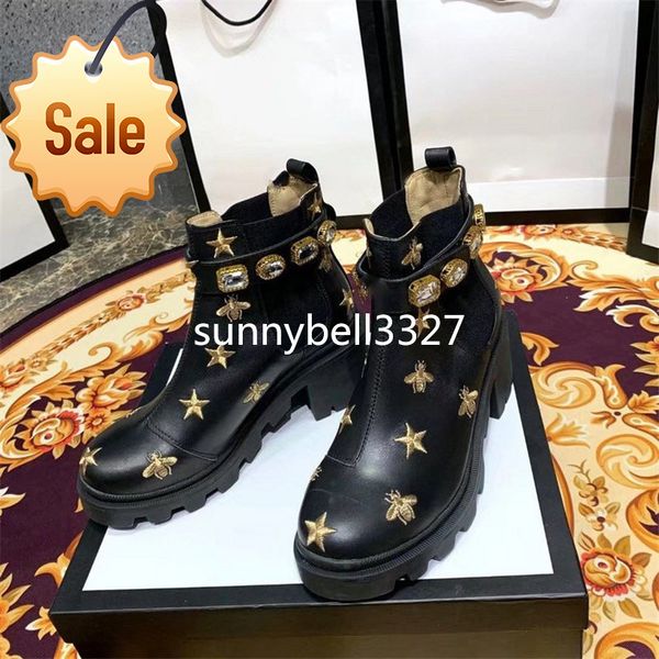 luxury female martin 2019 box women's trip embroidered leather ankle boot with belt boots and designer booties for women shoes 1gg5, Black
luxury female martin 2019 box women's trip embroidered leather ankle boot with belt boots and designer booties for women shoes 1gg5, Black