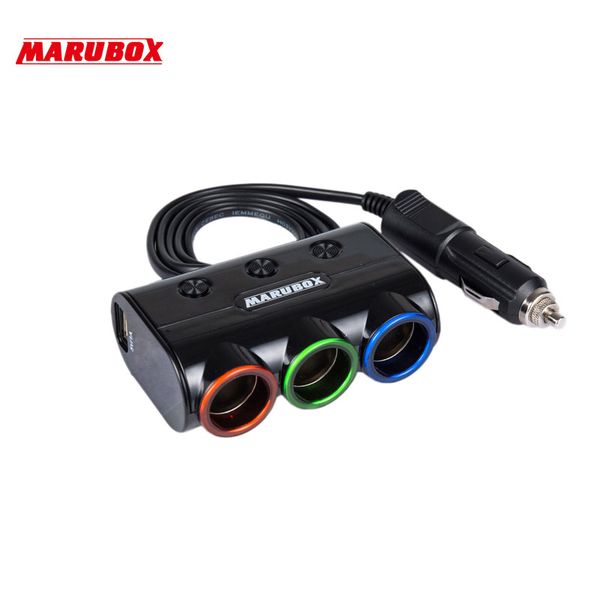 120w 3 ways auto socket splitter car cigarette lighter socket splitter 12v/24v dc dual usb port car charger
120w 3 ways auto socket splitter car cigarette lighter socket splitter 12v/24v dc dual usb port car charger