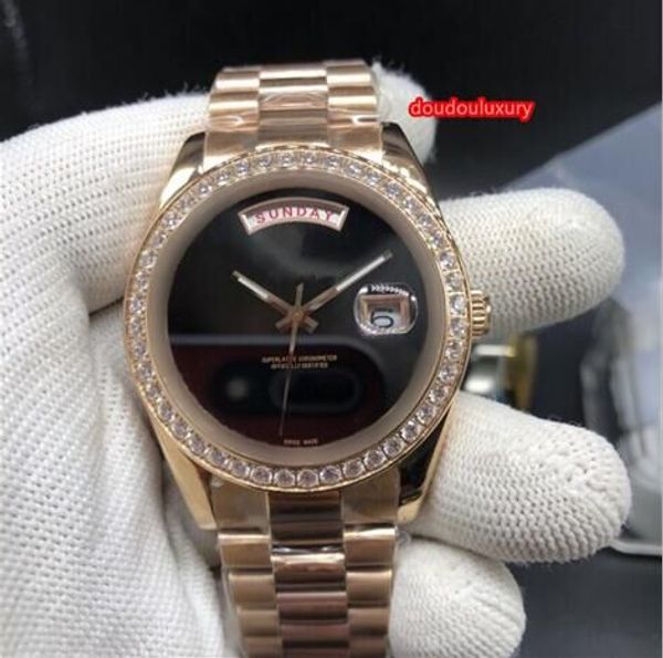 rose gold stainless steel men's watch black face no scale personalized fashion boutique watches selling automatic mechanical watches, Slivery;brown
rose gold stainless steel men's watch black face no scale personalized fashion boutique watches selling automatic mechanical watches, Slivery;brown
